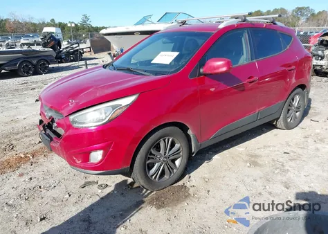 2014 Hyundai Tucson Se z USA, uszkodzony, nr VIN KM8JUCAG6EU853973